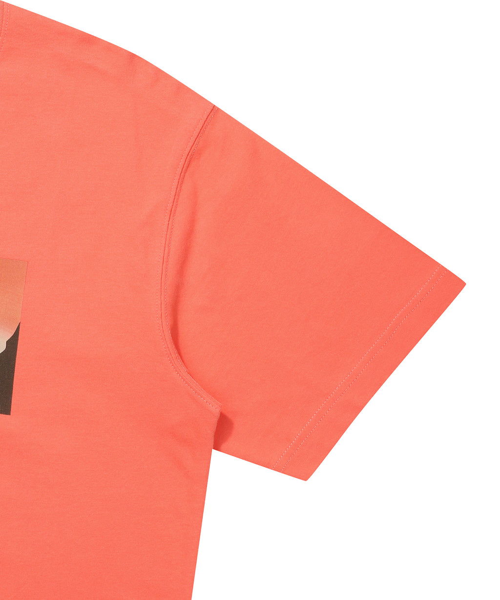 Mountain Logo T-Shirt - Coral