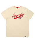Baseball Logo T-Shirt - L/Beige