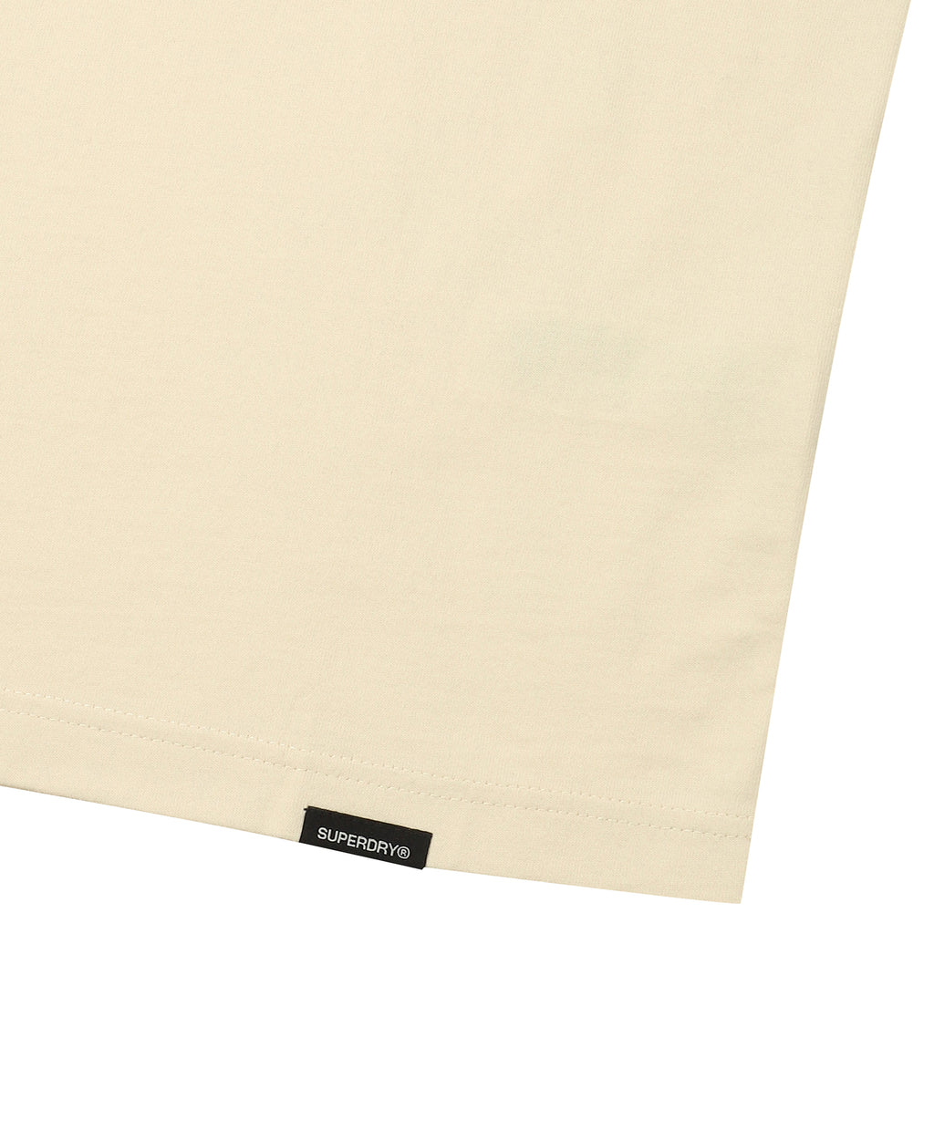 Baseball Logo T-Shirt - L/Beige