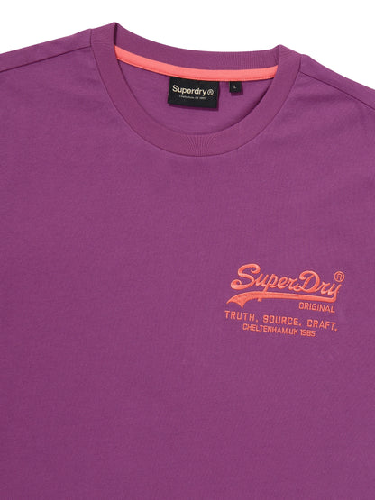Small Vintage Logo T-Shirt - Purple