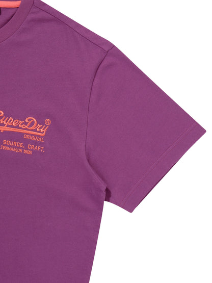 Small Vintage Logo T-Shirt - Purple