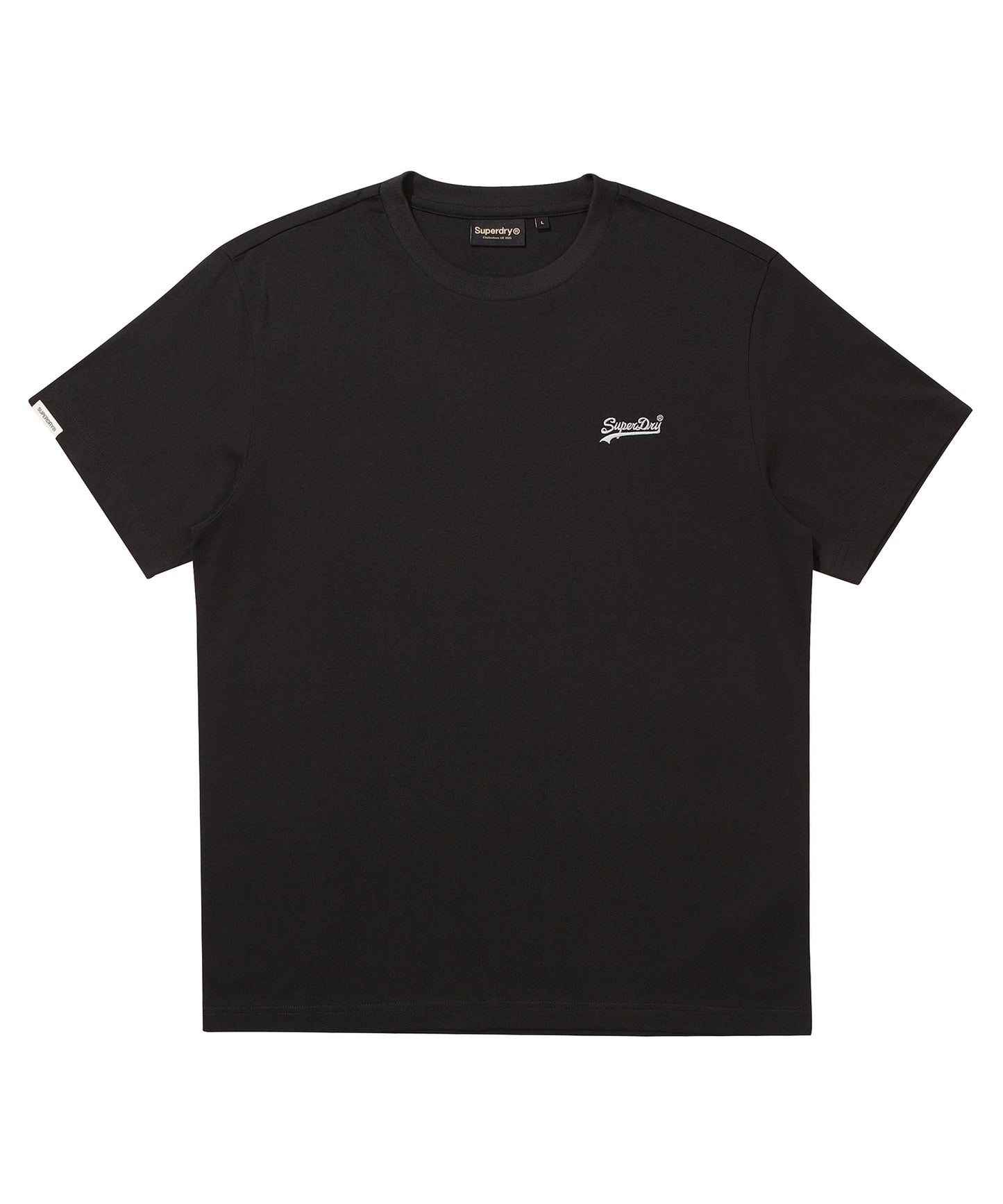 Embroidered Small Vintage Logo T-Shirt - Black 
