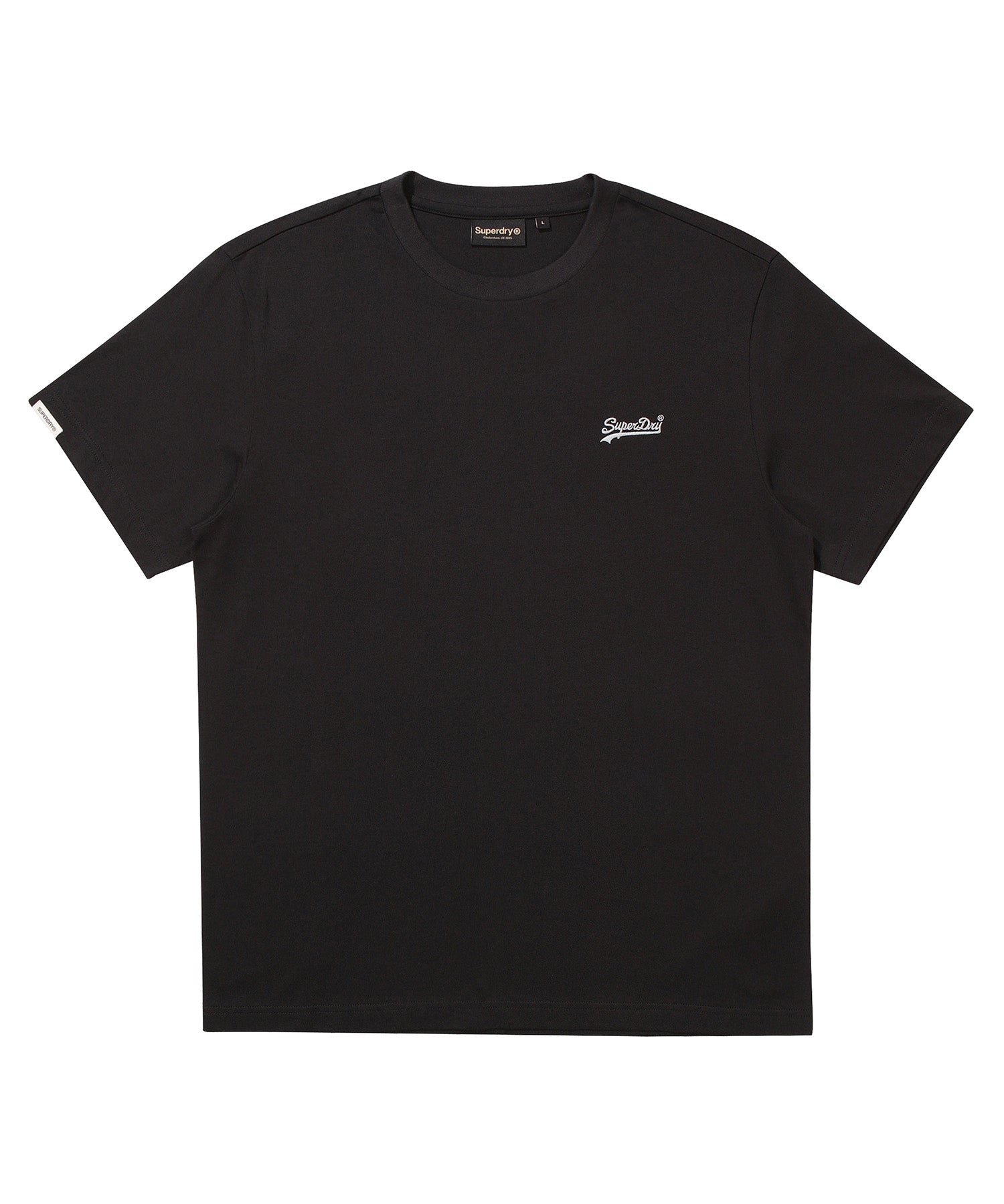 Embroidered Small Vintage Logo T-Shirt - Black 