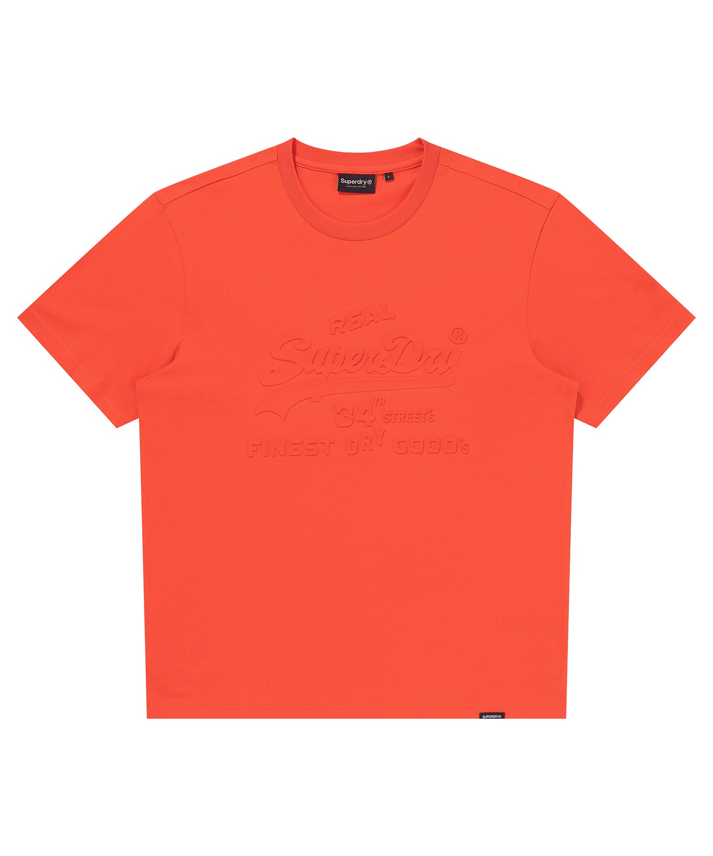 Superdry Unisex Bright Red Vintage Logo Embo Short Sleeve T-Shirt