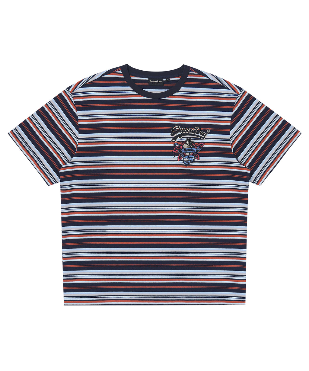 Heart Applique Stripe T-Shirt