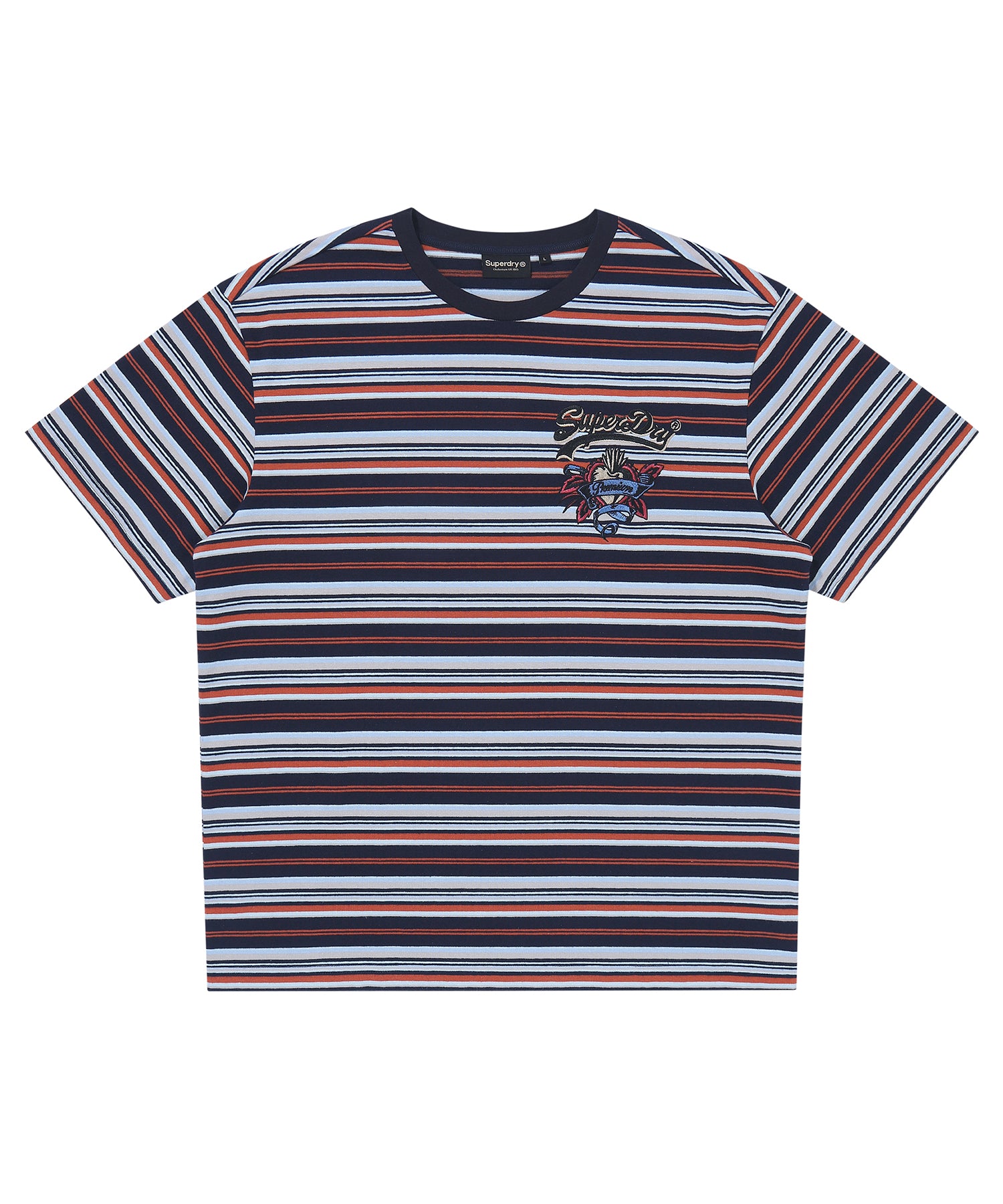 Heart Applique Stripe T-Shirt