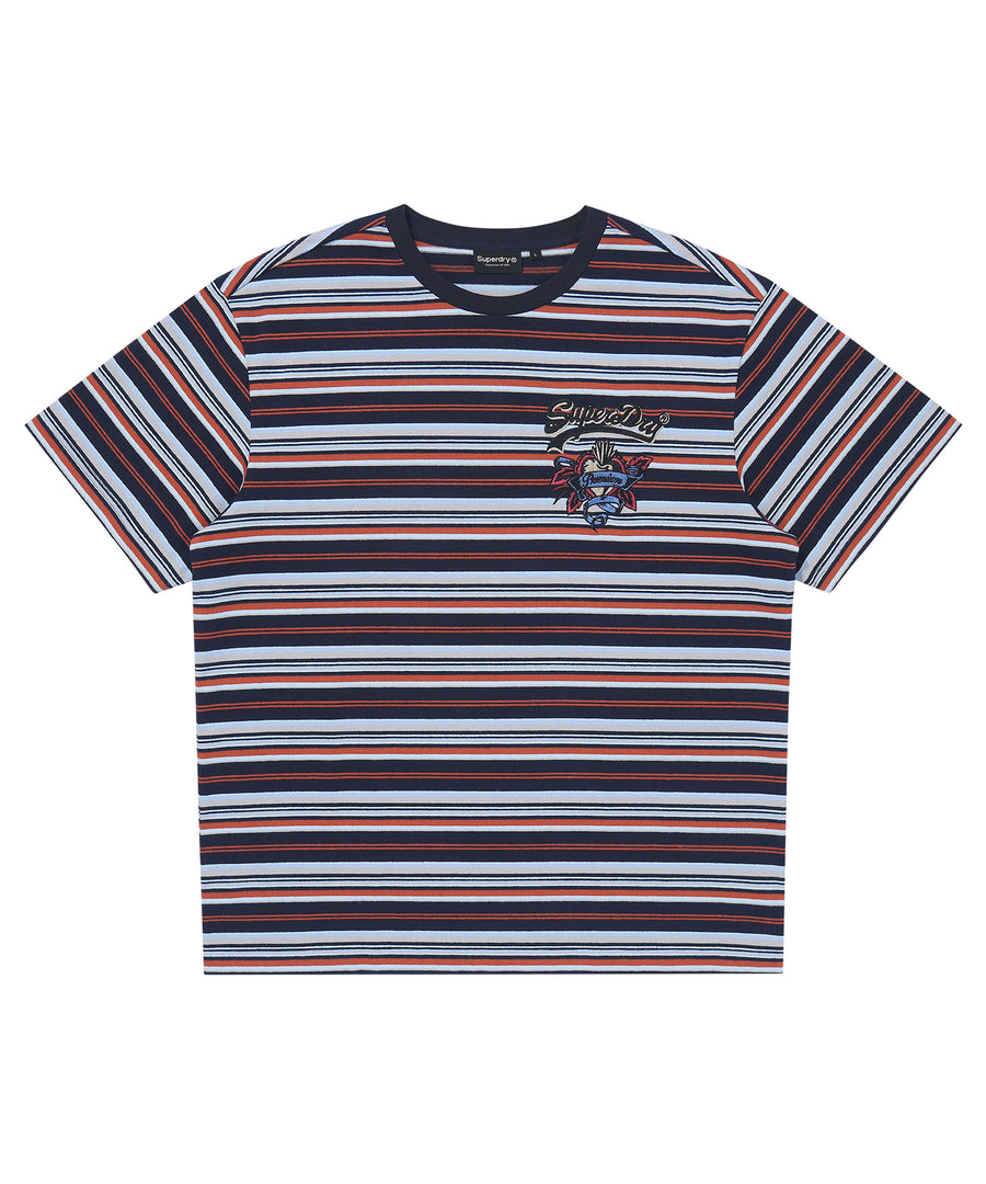 Heart Applique Stripe T-Shirt