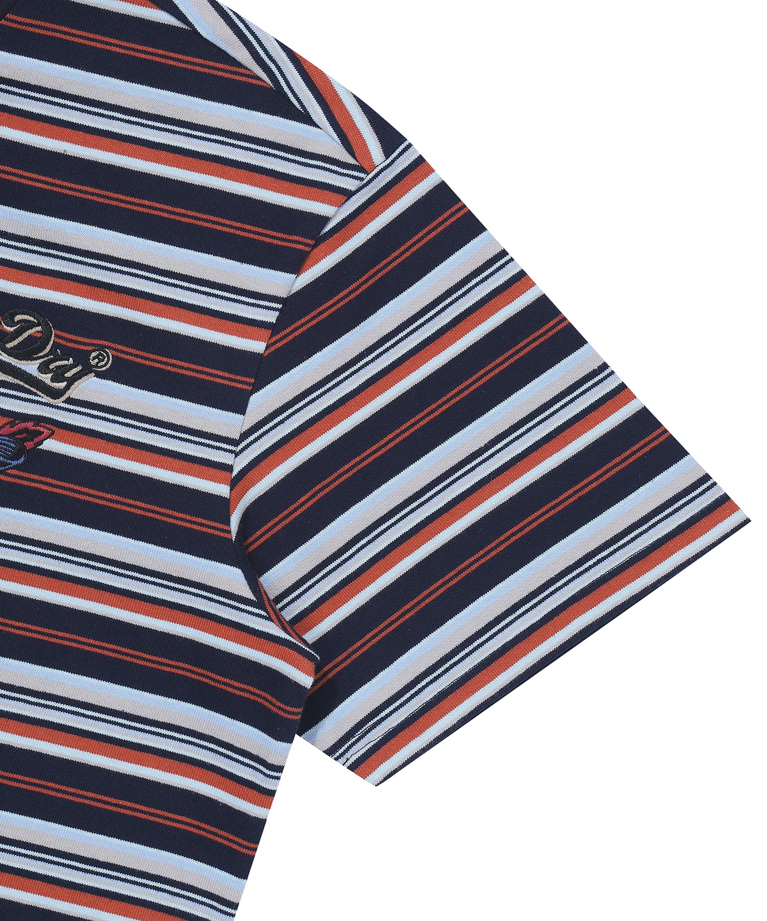 Heart Applique Stripe T-Shirt