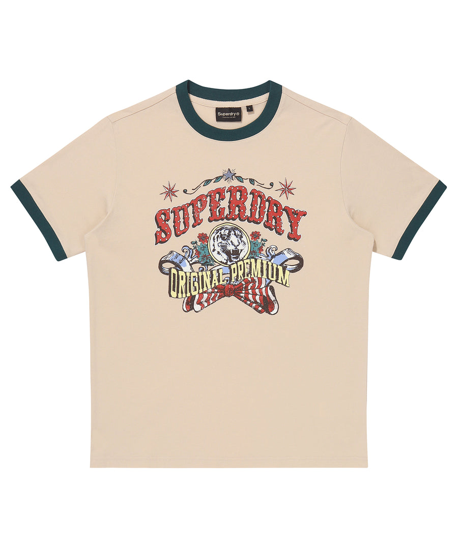 Carnival Graphic Ringer T-Shirt