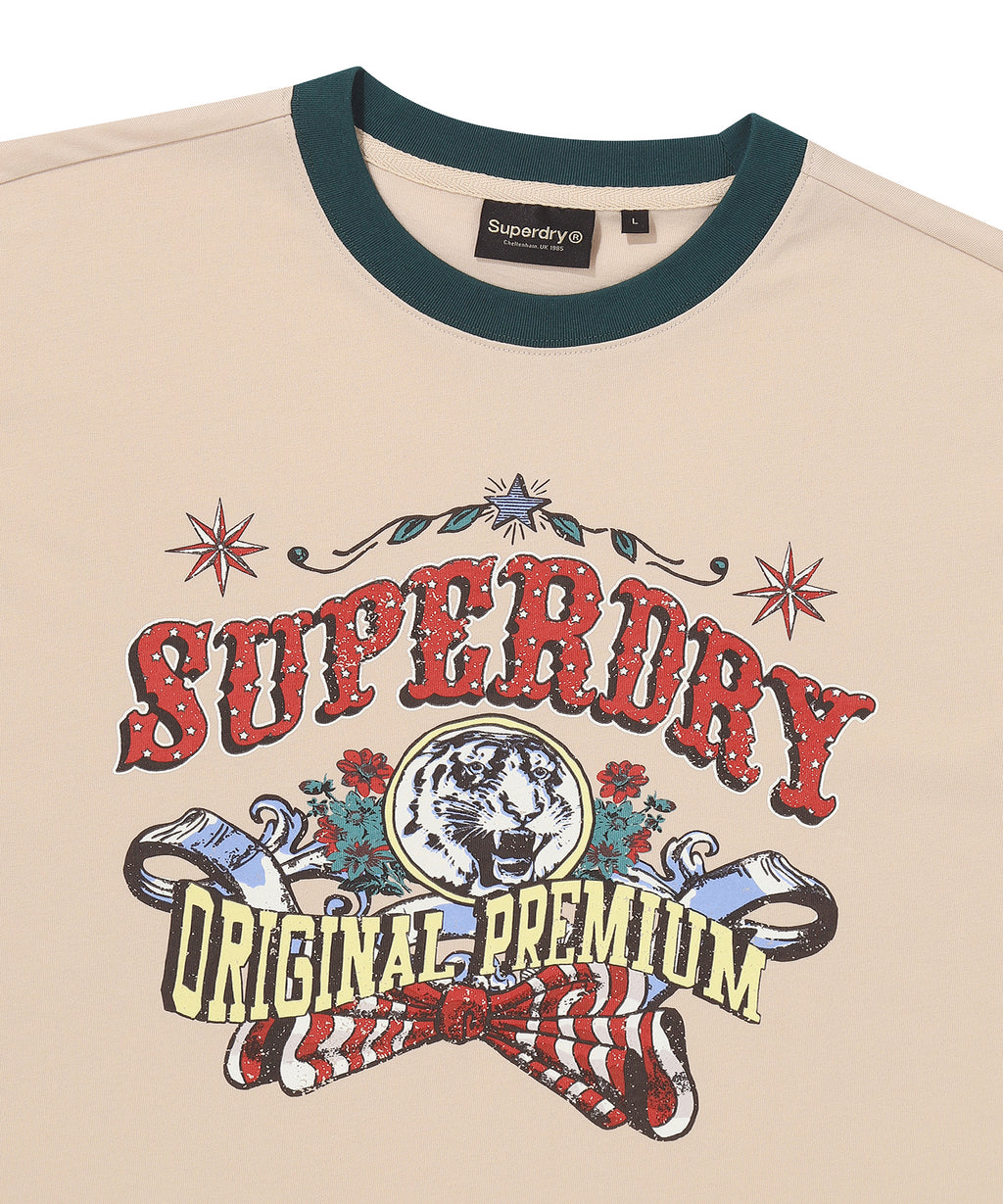 Carnival Graphic Ringer T-Shirt