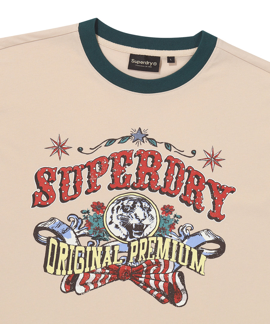 Carnival Graphic Ringer T-Shirt