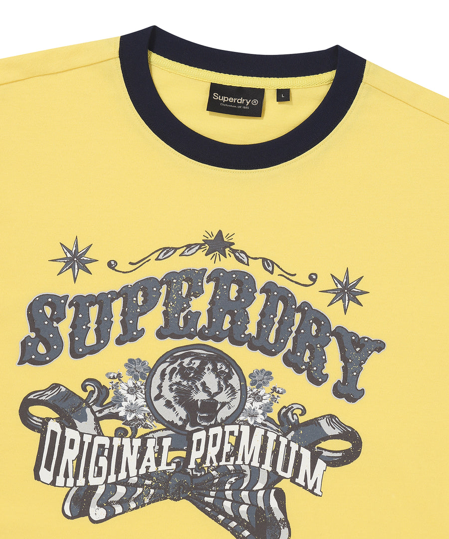 Carnival Graphic Ringer T-Shirt