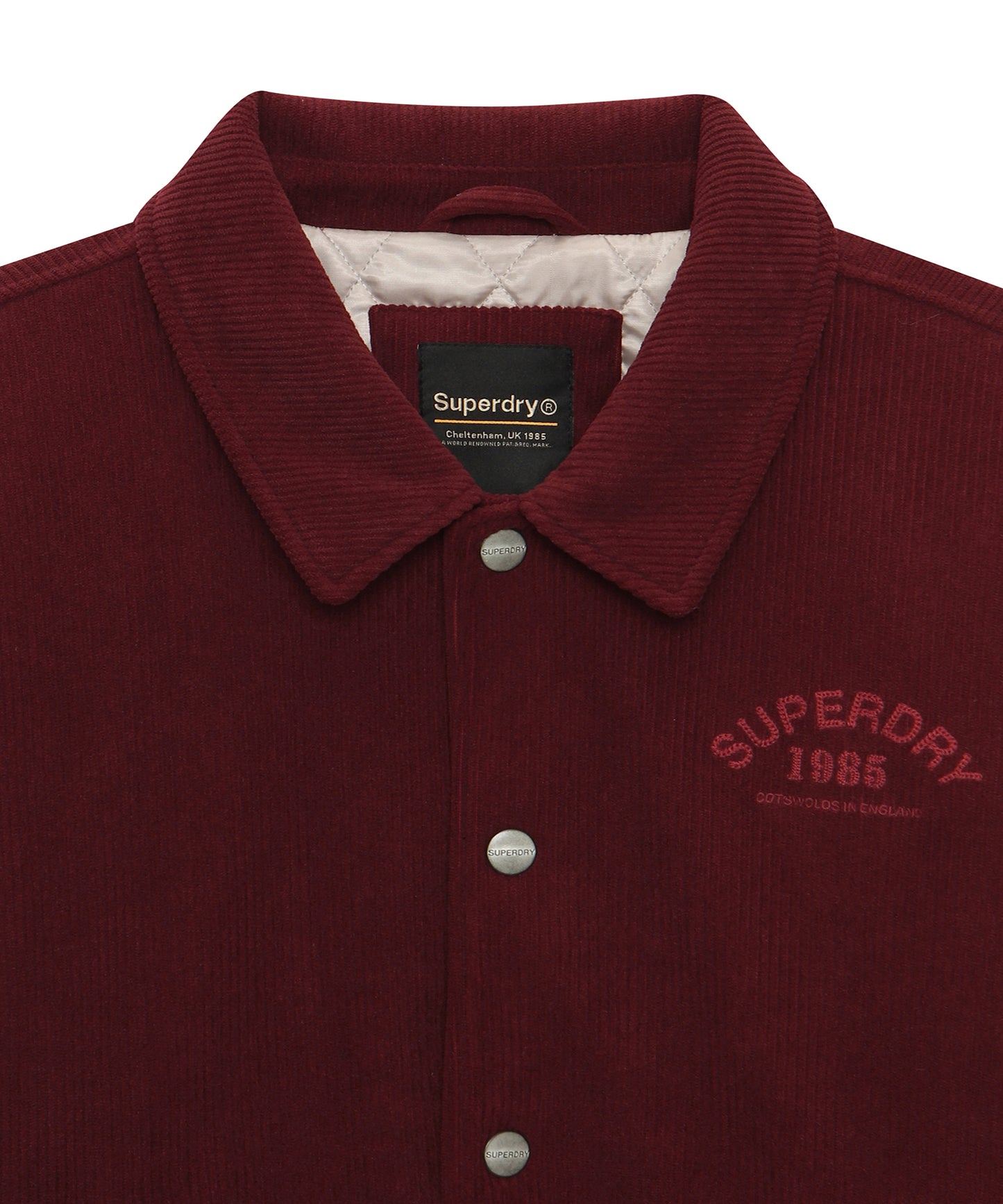Corduroy Padded Bomber Jacket