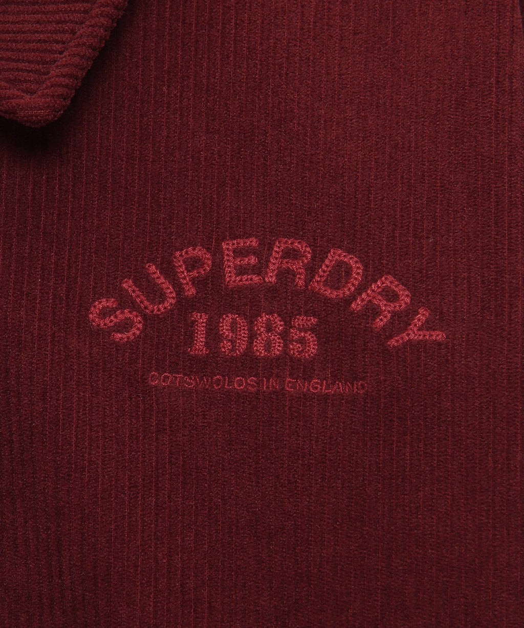 Corduroy Padded Bomber Jacket