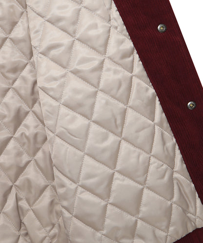 Corduroy Padded Bomber Jacket