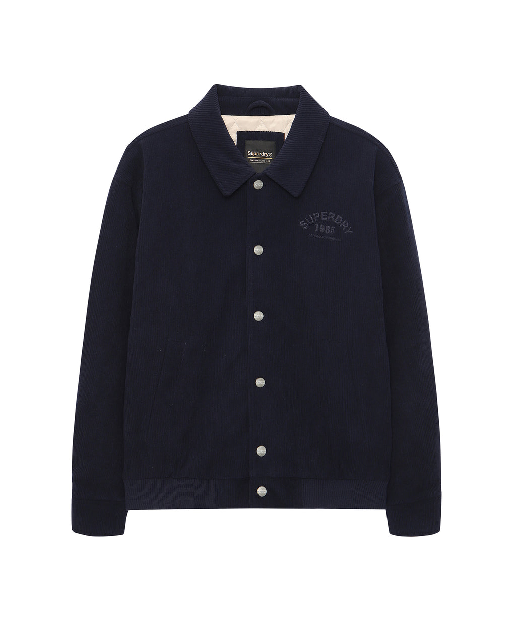 Corduroy Padded Bomber Jacket