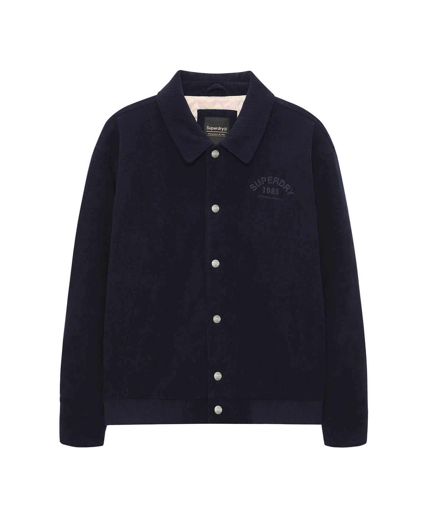 Corduroy Padded Bomber Jacket