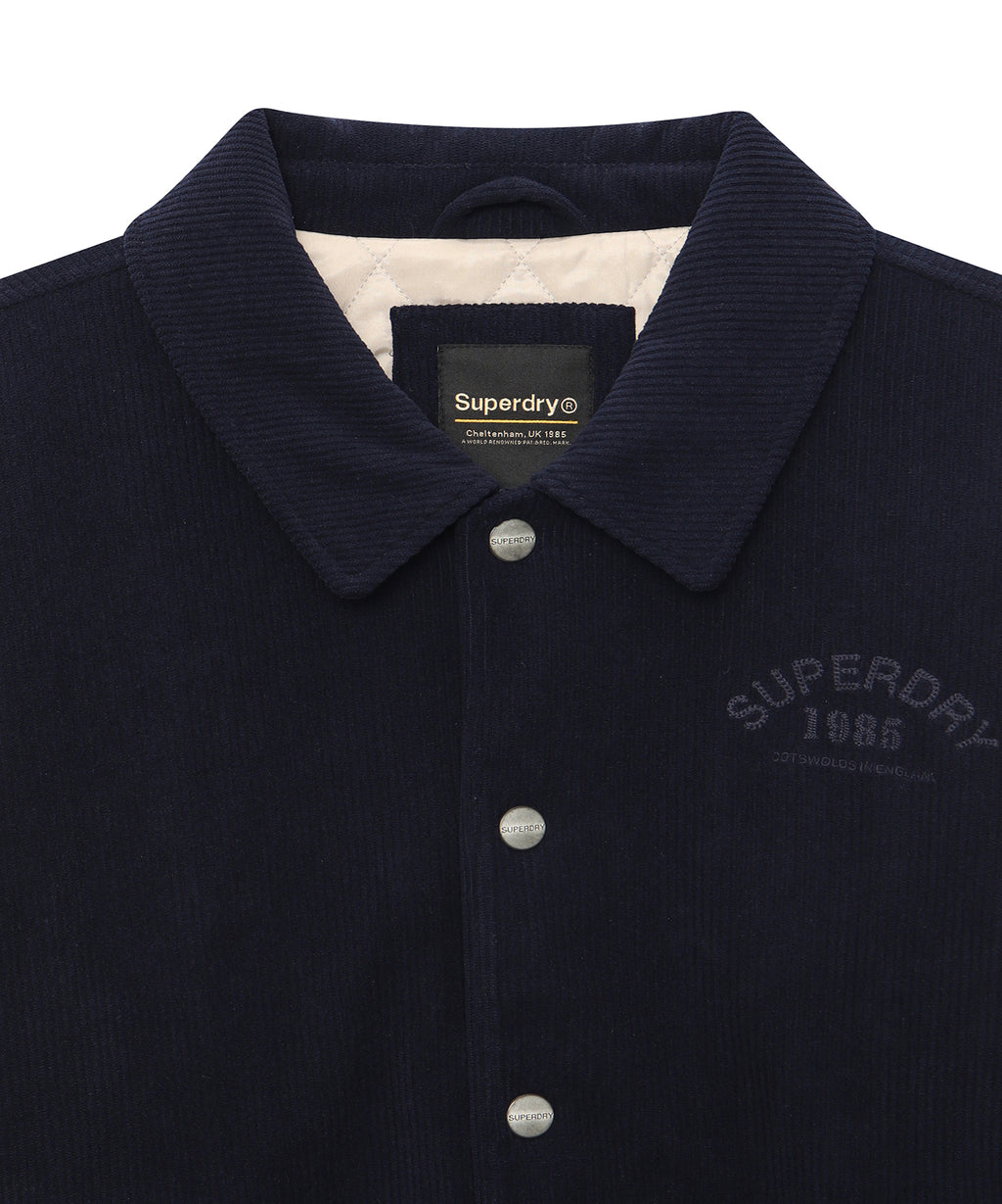 Corduroy Padded Bomber Jacket