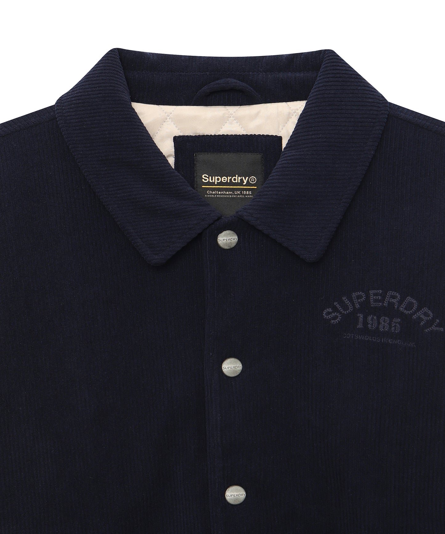 Corduroy Padded Bomber Jacket
