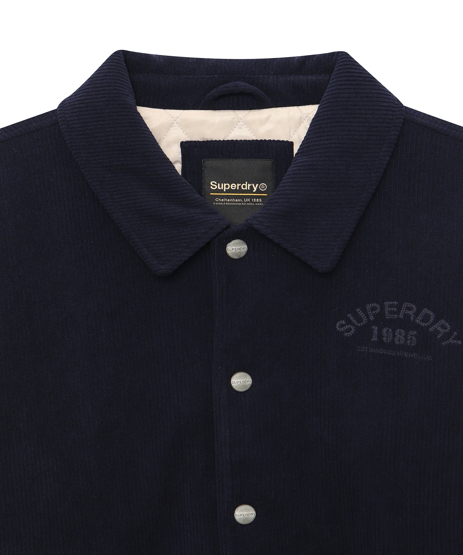Corduroy Padded Bomber Jacket