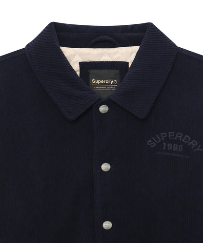 Corduroy Padded Bomber Jacket