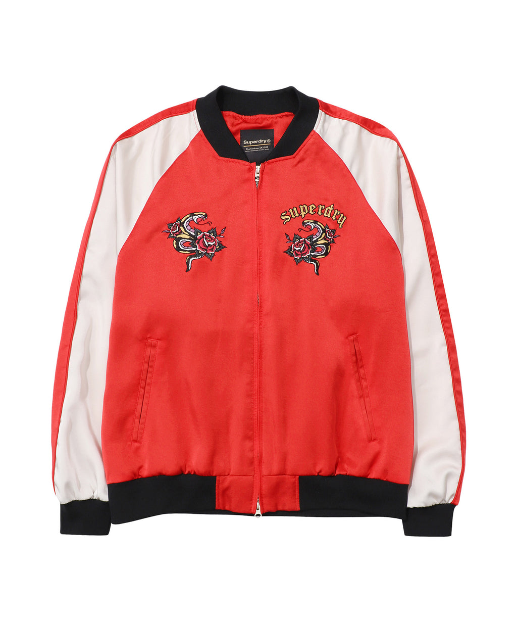 Snake Sukajan Jacket - Red