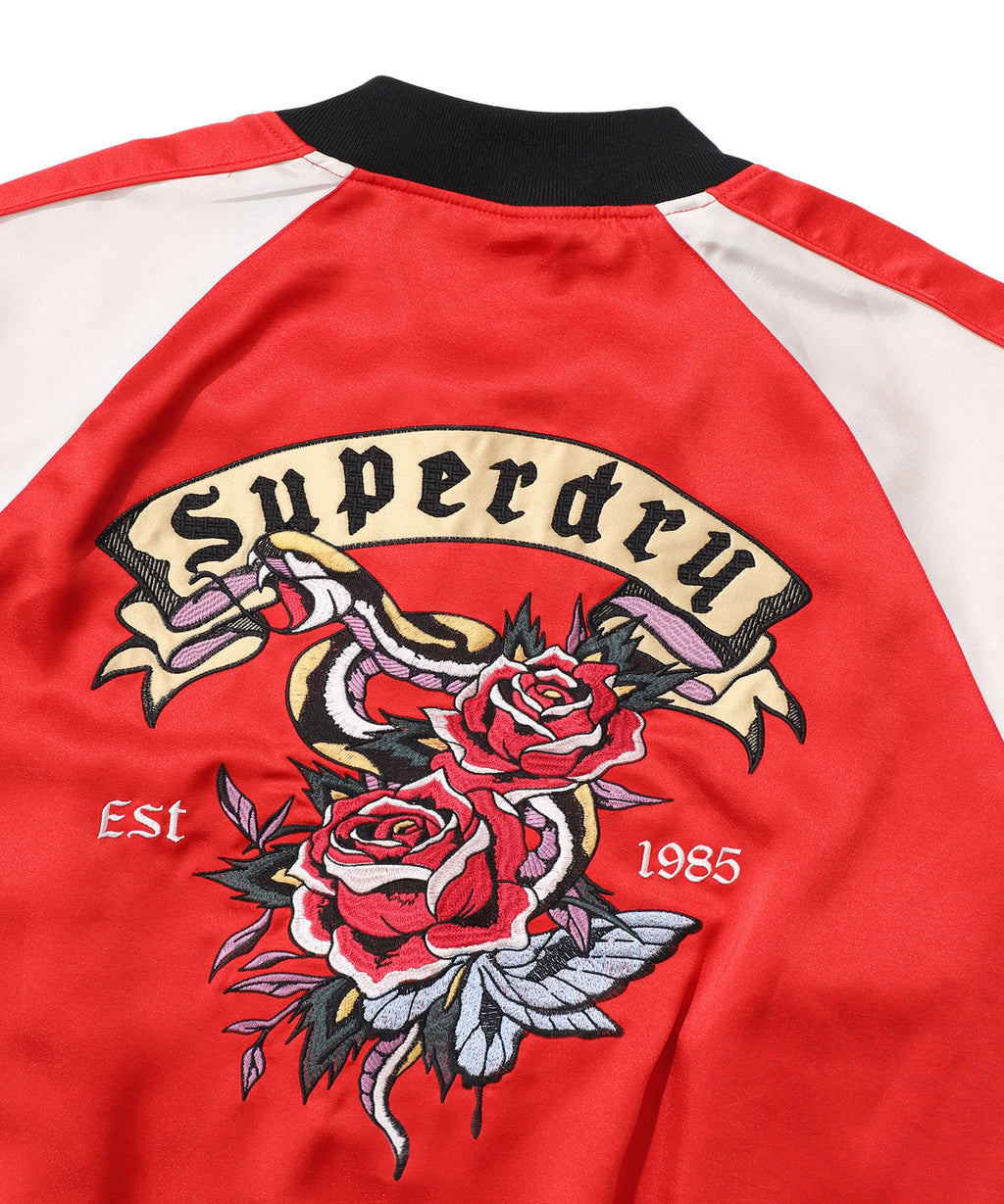 Snake Sukajan Jacket - Red