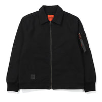 Cotton Collar Jacket - Black