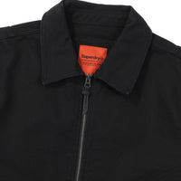 Cotton Collar Jacket - Black