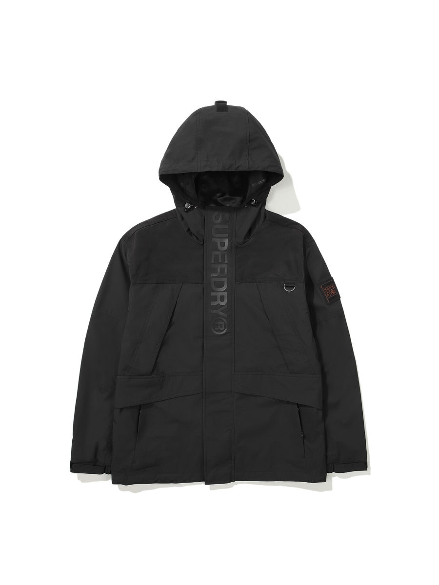 Signature Wind Cheater Jacket - Black