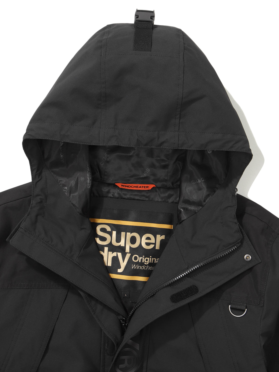 Signature Wind Cheater Jacket - Black