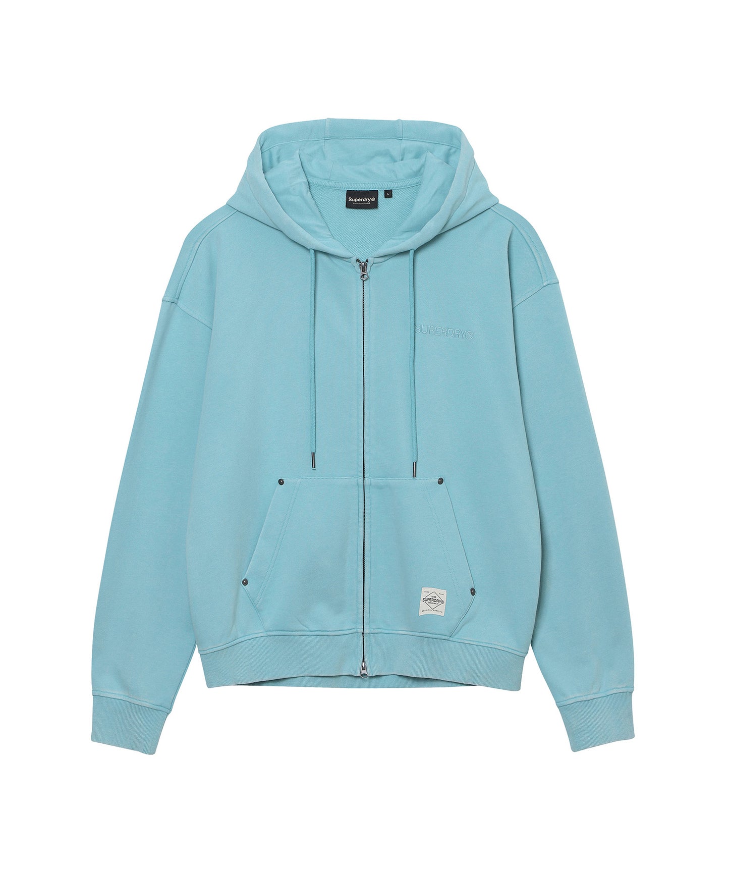 Vintage Faded Zip Up Hoodie