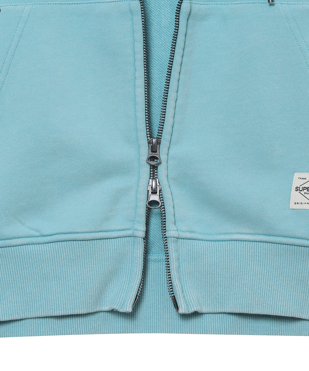 Vintage Faded Zip Up Hoodie