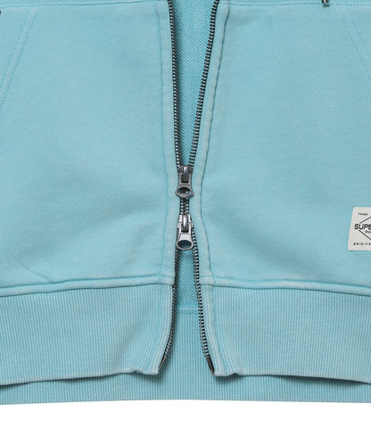 Vintage Faded Zip Up Hoodie