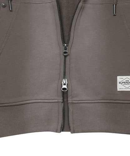 Vintage Faded Zip Up Hoodie
