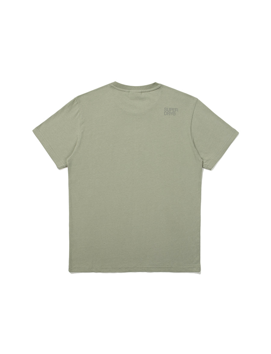 Regular Fit Core Big Logo Half T-Shirts - Khaki