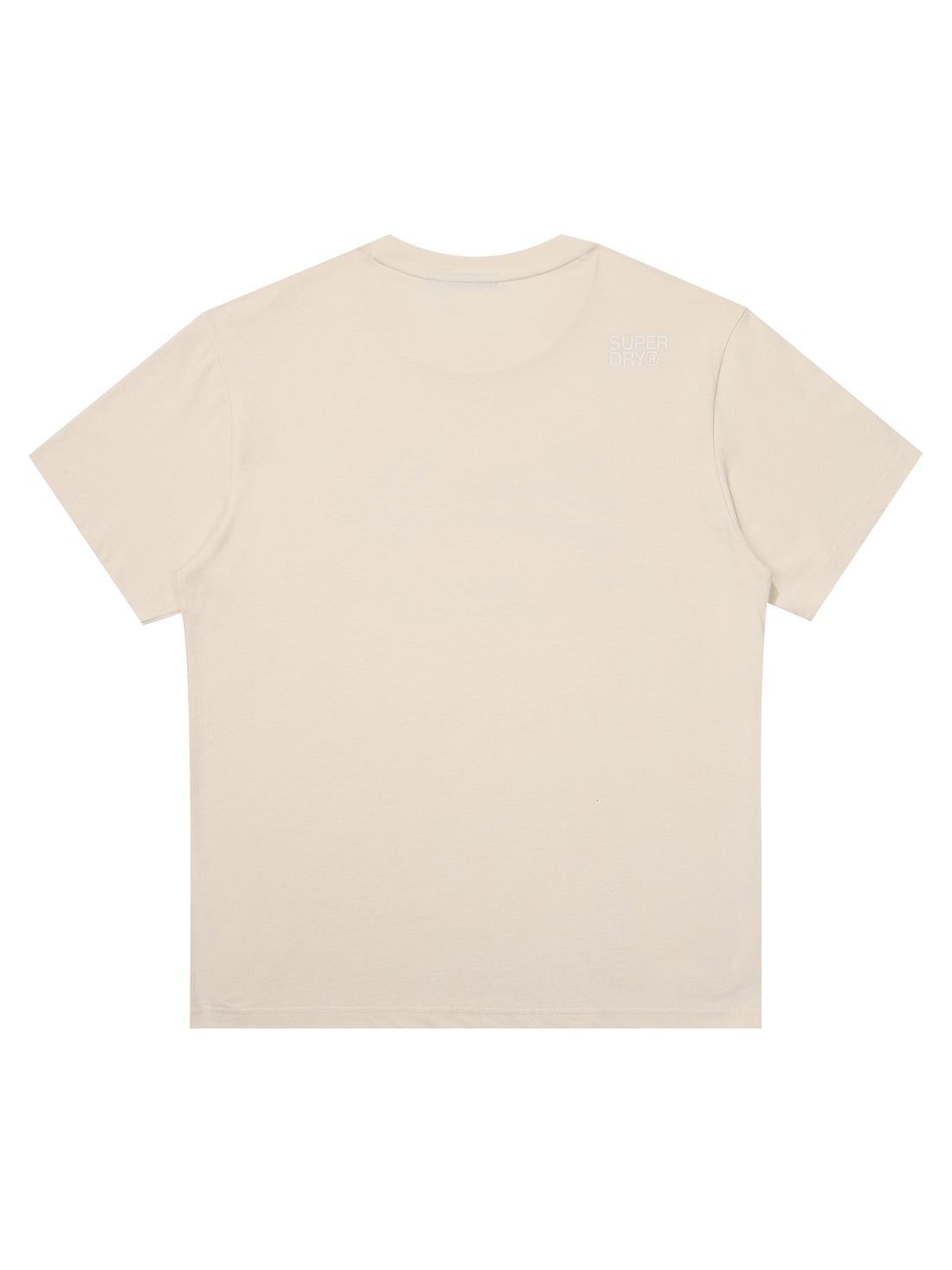 Regular Fit Vintage Big Logo Half T-Shirts - Ivory