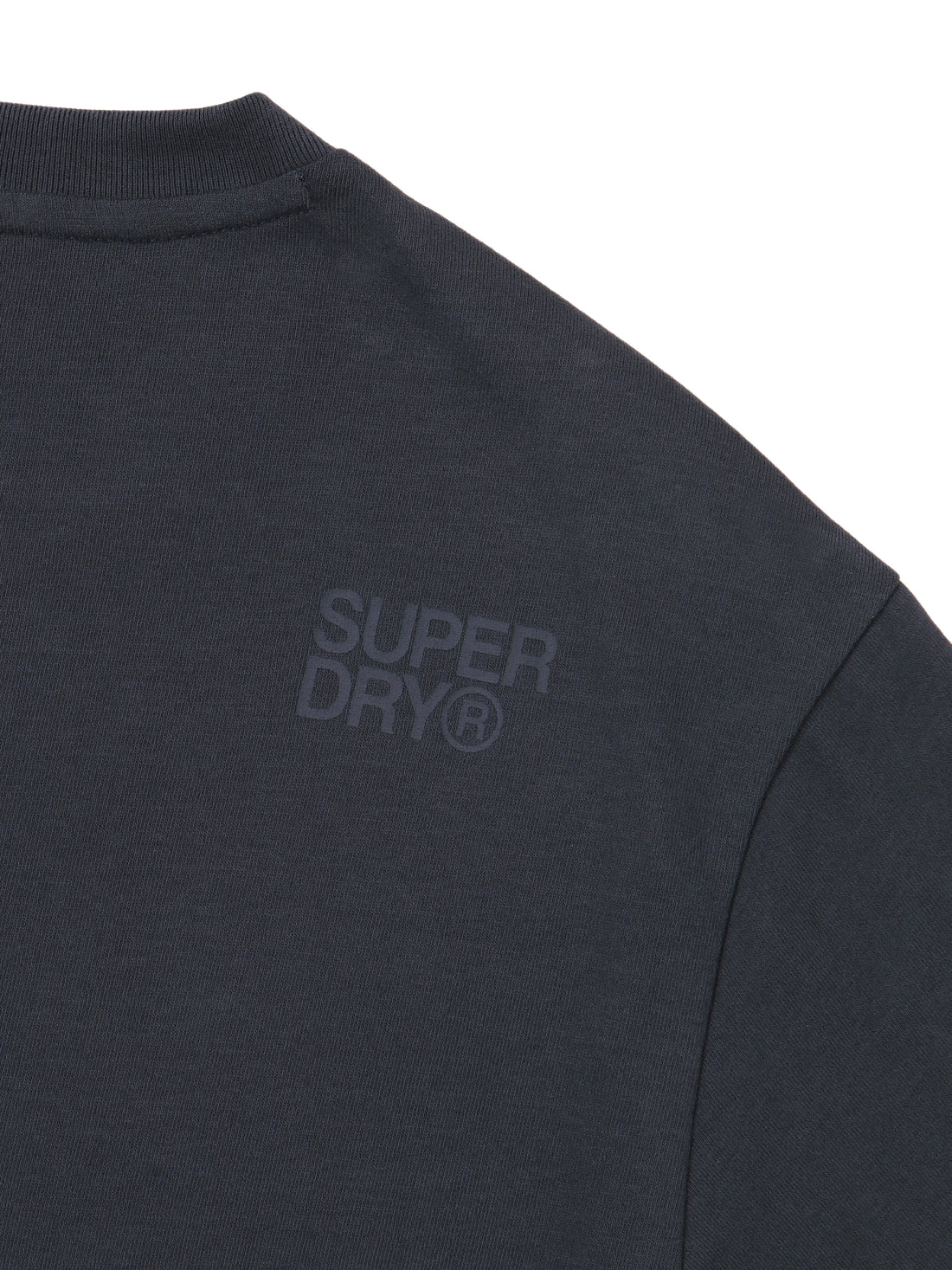 Regular Fit Vintage Big Logo Half T-Shirts - Navy