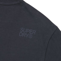 Regular Fit Vintage Big Logo Half T-Shirts - Navy