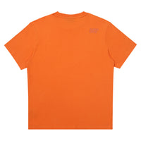 Regular Fit Vintage Big Logo Half T-Shirts - Orange