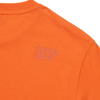 Regular Fit Vintage Big Logo Half T-Shirts - Orange