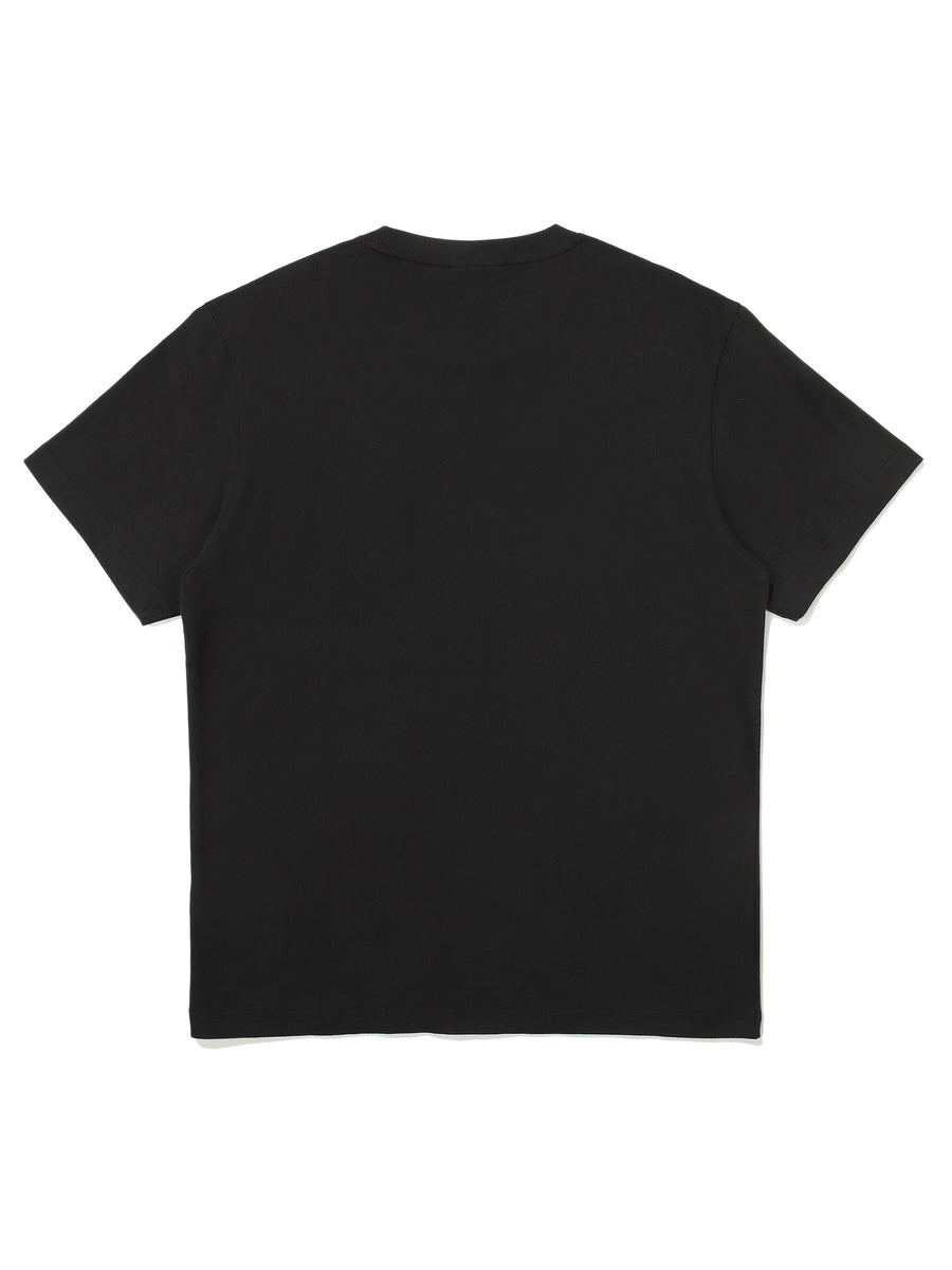 Regular Fit Western Half T-Shirt - Black