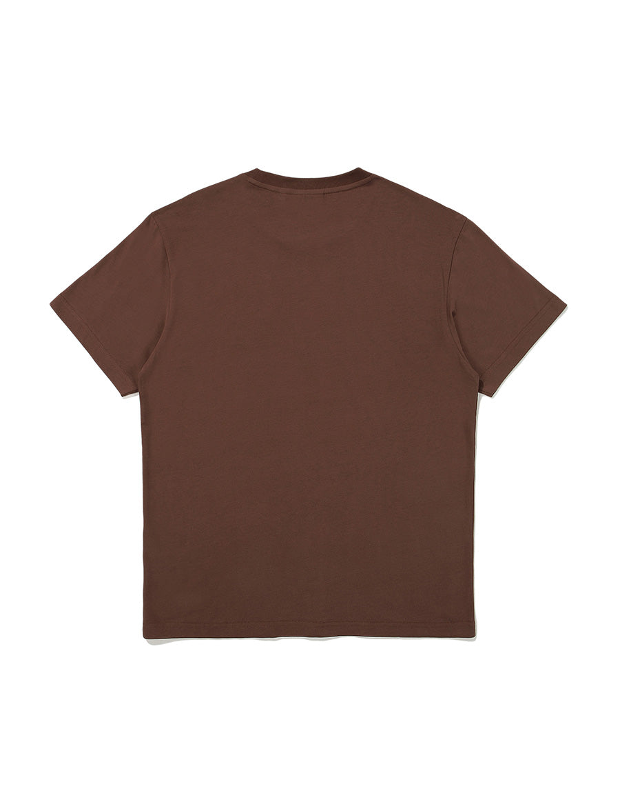 Regular Fit Western Half T-Shirts - Brown