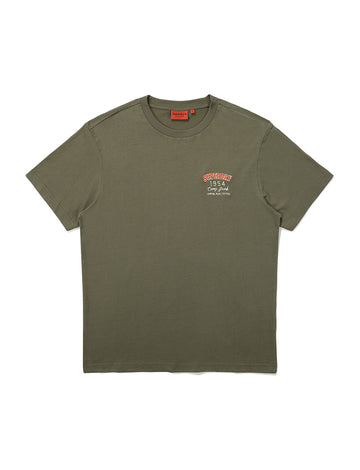 Regular Fit Western Half T-Shirt - Khaki