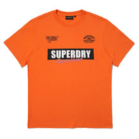 Regular Fit Motor Half T-Shirt - Orange