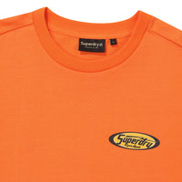 Over Fit Motor Clube Half T-Shirt - Orange