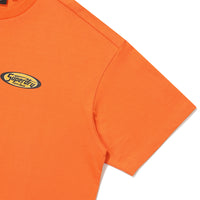 Over Fit Motor Clube Half T-Shirt - Orange