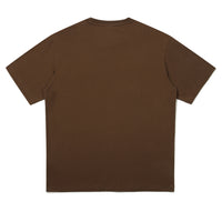 Semi-Over Fit Racer Half T-Shirts - Brown