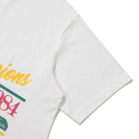 Semi-Over Fit Champions Half T-Shirts - White