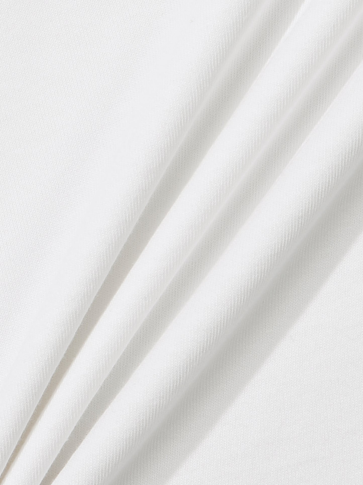 Semi-Over Fit Champions Half T-Shirts - White